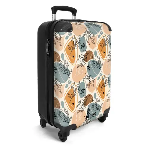 Boho - Zachte aardetinten NBS - Handbagage koffer - Kinderen Unisex middel -productfoto_3d