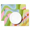 Lijnen - Pasteltinten - Golvend Placemat vinyl groot -zzsfeer2_Kitchenyeah-website
