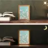 Stengels - Bloemen - Lucht - Wit Light Box met kabel (Tafellamp) klein -sfeer3