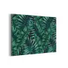 Jungle - Bladeren - Tropisch aluminium wit klein -3d