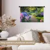 Hortensia- Park - Pad Wandkleed katoen klein -sfeer1