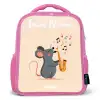 Muis - Saxofoon - Muziek Kinderrugzak - Roze middel -3d