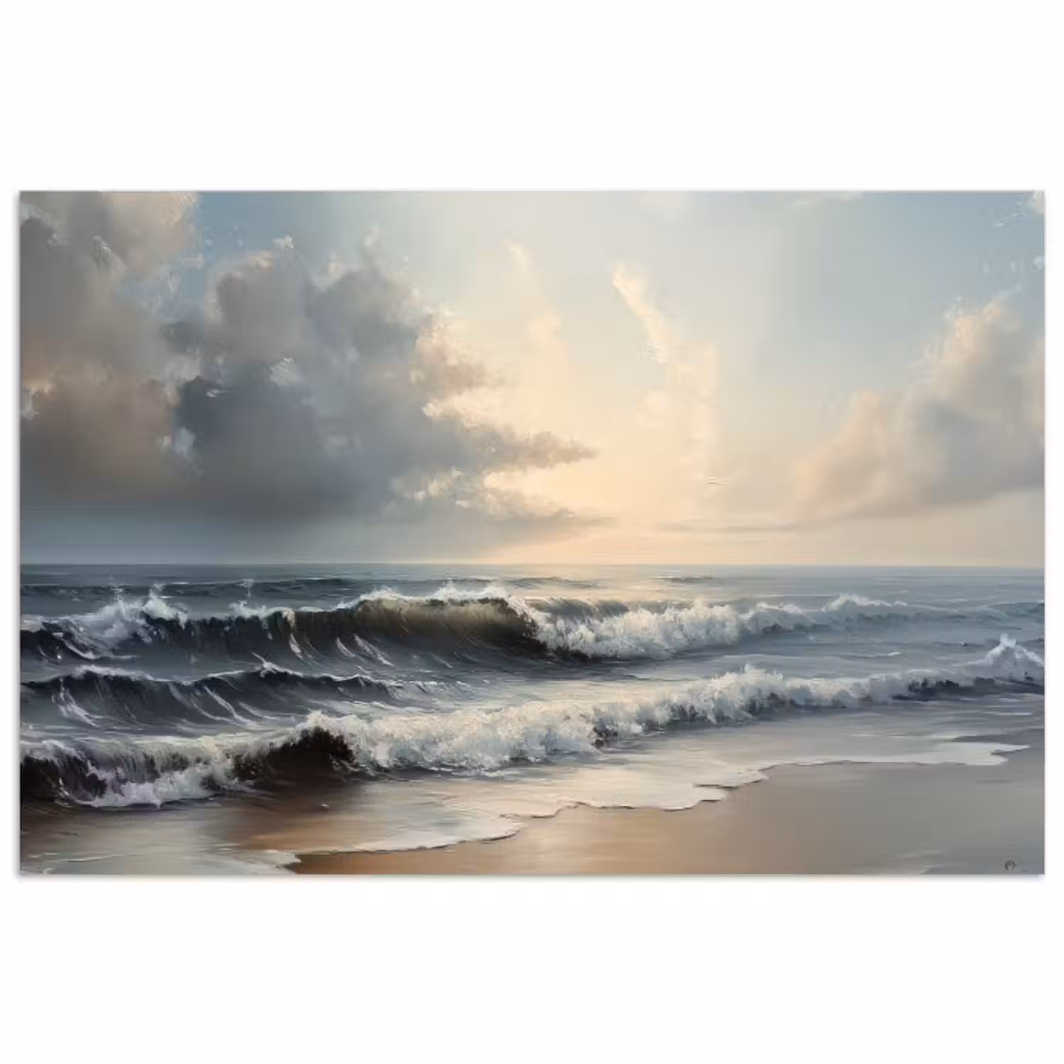 Poster - Strand - Meer - Sonnenuntergang