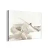 Abstract - Moderne kunst - Beige aluminium wit klein -3d