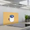 Blikje - Minimalistisch - Blauw - Illustratie keuken achterwand spatscherm klein -3d_schuin