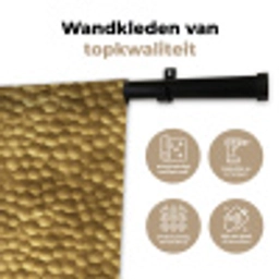 Metaal - Dynamisch - Goud Wandkleed katoen klein 269 -sfeer2