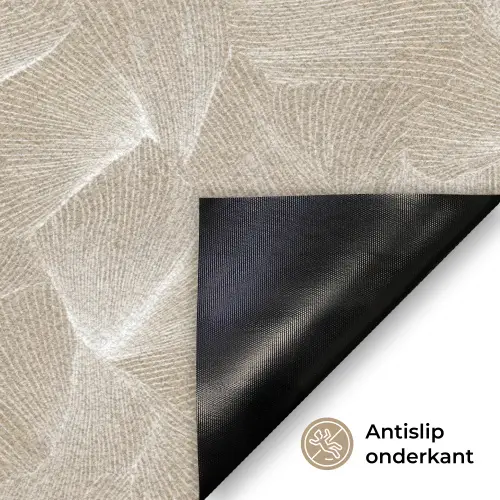 Organisch - Textuur - Beige Deurmat klein 898 -antislip_NL