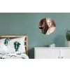 Klassiek - Marmer - Wijn Wandcirkel aluminium klein -slaapkamer