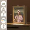 Mona - Klassiek - Roze Light Box met kabel (Tafellamp) klein -USP_NL