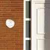 Abstract beige - Klassiek Naambord Organisch middel -sfeer3