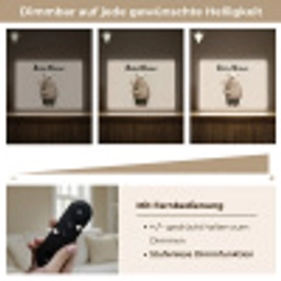 Knuffelbeer - Oranje bloemen - Vriendelijk Light Box met batterij (Wandlamp kind) middel -USP_dimbaarDE
