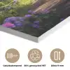 Doorkijk - Rozenboog - Uitzicht - Landschap - Bloemen PET vilt klein -closeup_NL