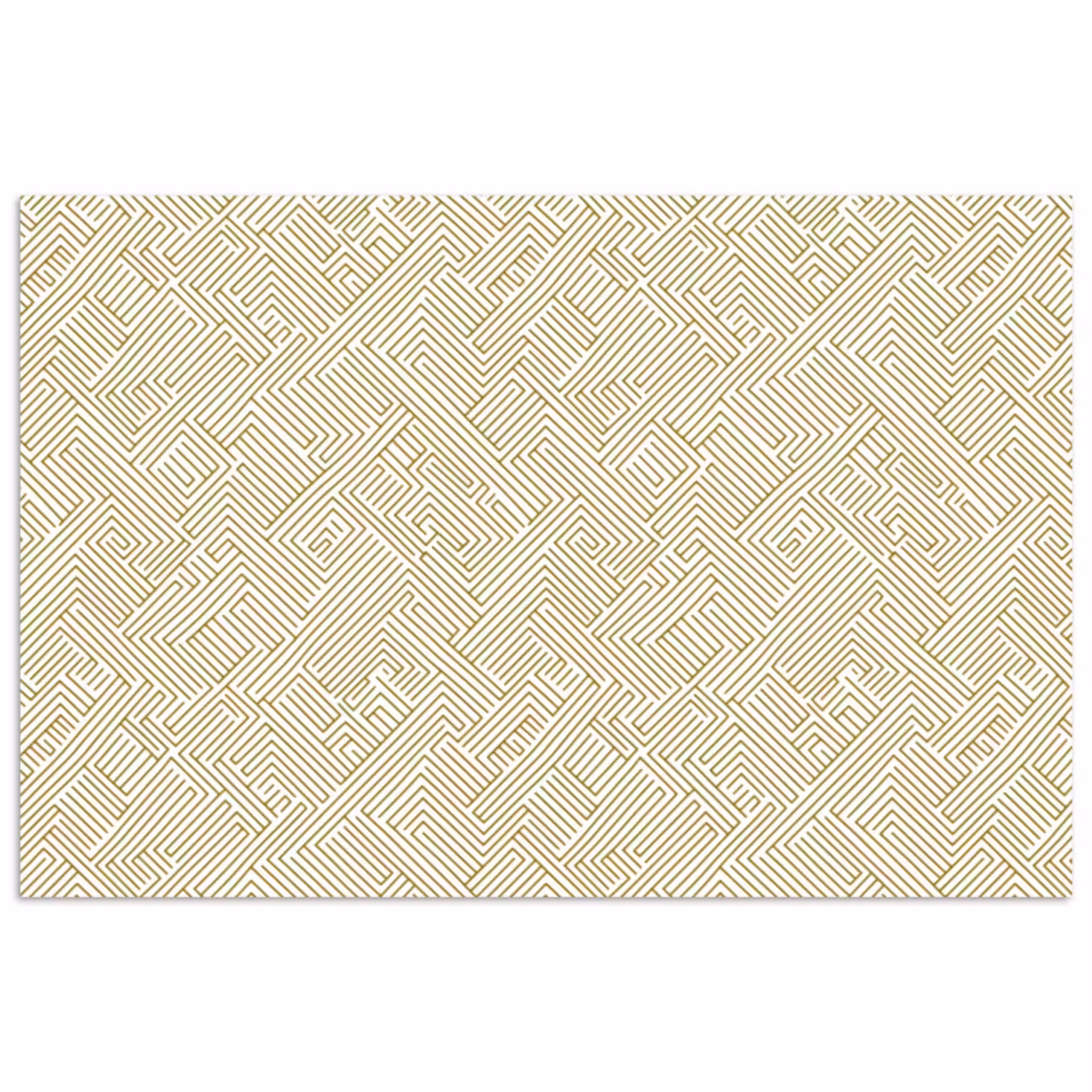 Geometrisch - Lijnen - Groen poster papier klein 62 -3d