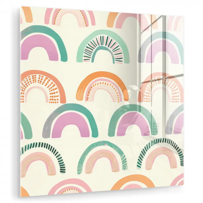 Regenboog - Pastel - Patroon plexiglas 5mm klein -zzzproduct_nieuw