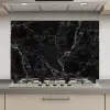 Marmer look - Luxe - Zwart keuken achterwand spatscherm klein -3d_website