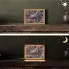 Marmer - Goud - Roze Light Box met kabel (Tafellamp) klein -sfeer3