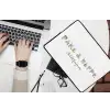 Pake & Beppe - Lettercollage laptophoes neopreen klein -bureau