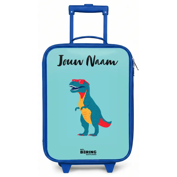 Dino - Dier - Zonnebril Kinderkoffer - Blauw klein -zz3dotto