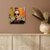 Vrouw - Bril - Strik - Retro plexiglas 5mm klein -sfeer5