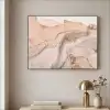 Marmer - Roze - Rosé Textielframe zwart klein -sfeer2