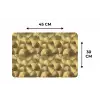 Modern - Cirkel - Goud Placemat vinyl groot 368 -specs