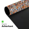 Blauw - Waterverf - Chaos Muismat XXL klein 681 -sfeer2
