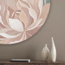 Elegant - Romantiek - Roze Akoestische PET Vilt - Rond klein -sfeer5_closeup