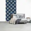 Modern - Patroon - Blauw fotobehang vinyl groot 64 -slaapkamer