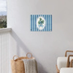 Illustratie - Bessen - Blauw - Strepen tuinposter los doek klein -sfeer8
