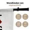 Lip - Girl - Rood - Letters Wandkleed katoen klein -sfeer2