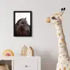 Portret - Paard - Elegant fotolijst zwart zonder passe partout klein -usfeer4_kinderkamer
