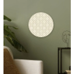 Floraal - Ornament - Beige Wandcirkel kunststof plaat 5mm dik klein 188 -sfeer3