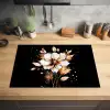 Bloem - Verf - Goud - Graffiti - Modern Inductie beschermer vinyl 3mm klein -sfeer5