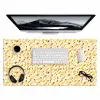 Olie - Verf - Texturen - Beige Muismat XXL klein 681 -3d