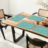Zee - Dieren - Blauwe krab - Blauw Placemat vinyl groot 368 -zzsfeer4_Kitchenyeah-website