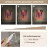 Neon - Vrouw - Microfoon Light Box met kabel (Wandlamp) klein -USP_dimbaarNL