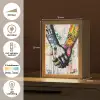 Graffiti - Handen - Vintage - Street art Light Box met kabel (Tafellamp) klein -USP_NL