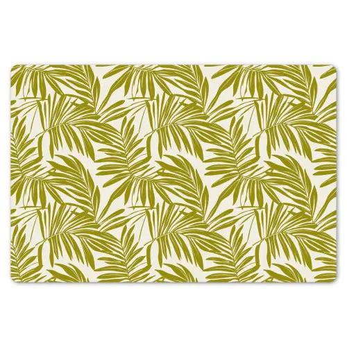 Palmblad - Patroon - Groen Placemat vinyl groot 368 -zzsfeer1_Kitchenyeah-website