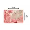 City - Car - Pink Placemat vinyl groot -specs