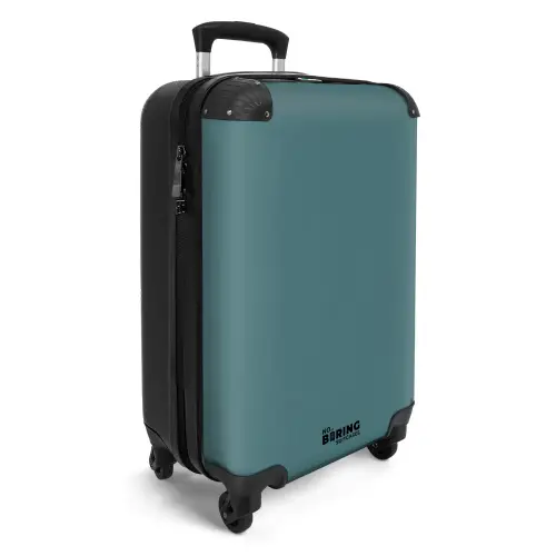 Donkere teal tint NBS - Handbagage koffer - Kinderen Unisex middel -productfoto_3d