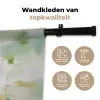 Abstract - Kunst - Wit - Groen - Modern Wandkleed katoen klein -sfeer2