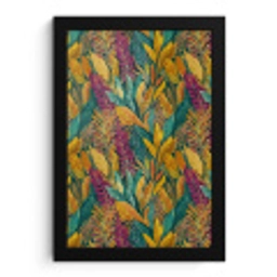 Tropische - Botanisch - Patroon - Kleurrijk - Exotisch fotolijst zwart zonder passe partout klein 224 -3d