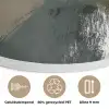 Minimalistisch - Cirkels - Penseelstreken - Beige Akoestische PET Vilt - Rond klein -closeup_NL
