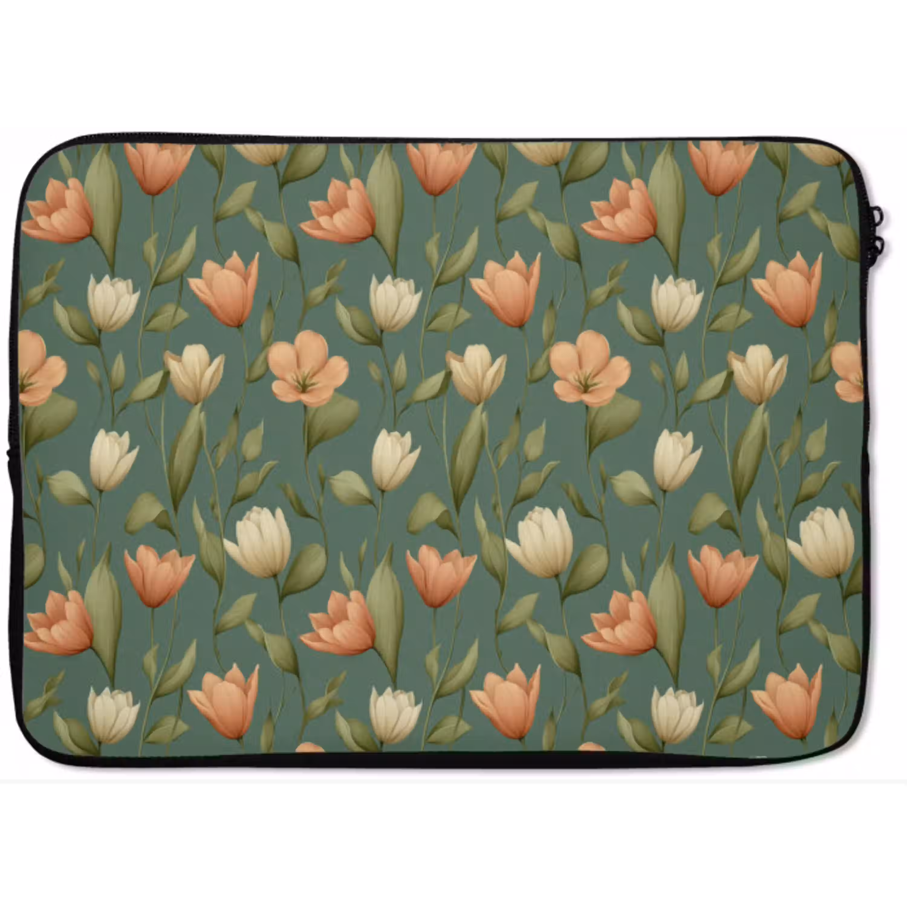 Tulpen - Botanisch - Groen laptophoes neopreen klein 279 -zkaufland3dotto