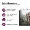 Schotse Hooglander - Bos - Mist - Koe - Dieren - Natuur Inductie beschermer vinyl 3mm middel -zzzzzzz-cc-usp