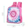 Tie dye - Abstract - Blauw - Roze Kinderrugzak - Roze middel -productfoto_formaten