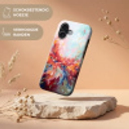Bloemen - Abstract - Kunst - Modern Toughcase MagSafe Apple iPhone 17 klein -USP_RandenV_NL