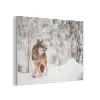 Wolf - Winter - Sneeuw - Natuur - Dieren PET vilt klein -3d