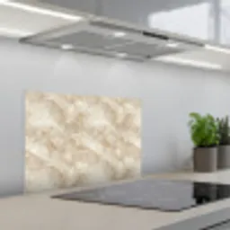 Lichtbeige - Onyx - Subtiel keuken achterwand spatscherm klein 900 -3d_schuin