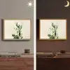 Cactus - Groen - Minimalistisch Light Box met batterij (Wandlamp) middel -sfeer3
